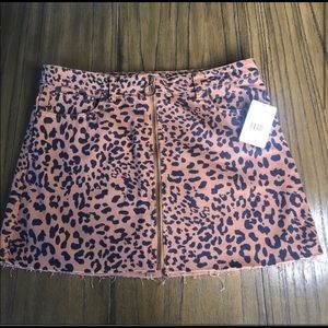 NWT FREE PEOPLE HIGH WAISTED DENIM SKIRT